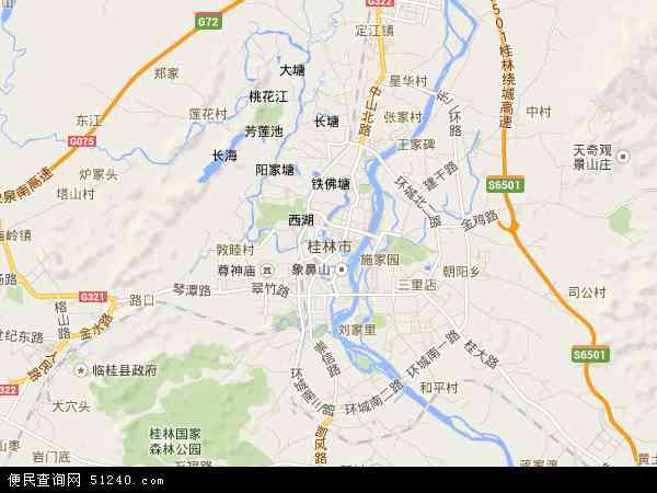 桂林市最新地图，山水之城魅力脉络探索